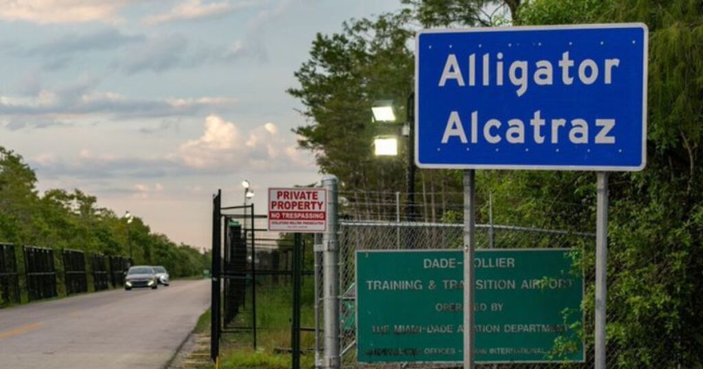 Detainees missing from Alligator Alcatraz detention center.