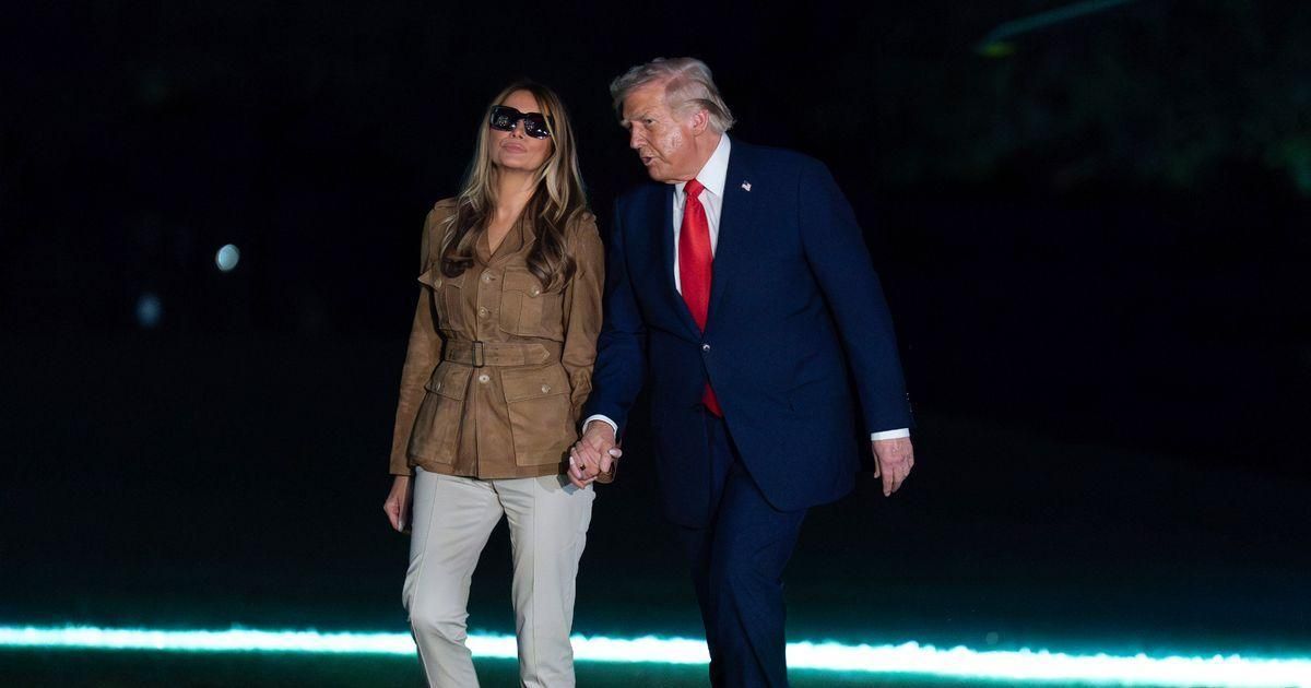 Melania and Donald Trump