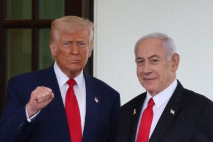 Donald Trump and Benjamin Netanyahu