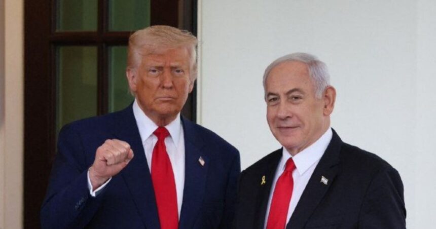 Donald Trump and Benjamin Netanyahu