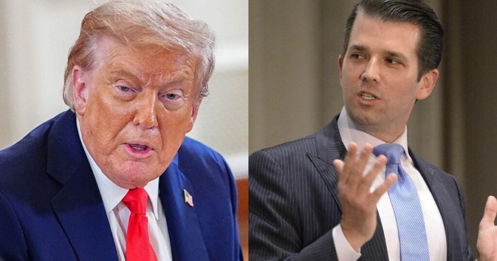 Donald Trump and Donald Trump Jr.