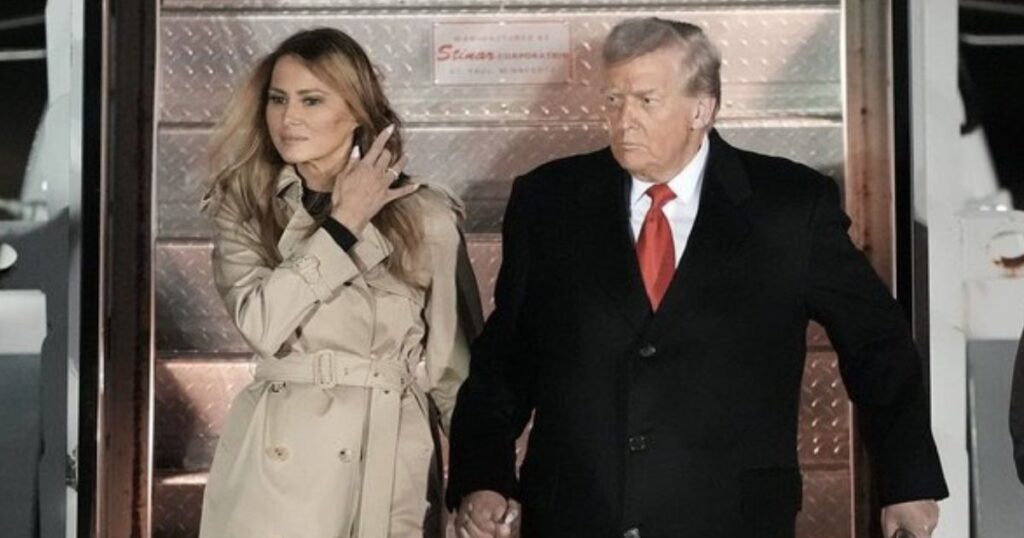 Donald Trump and Melania Trump
