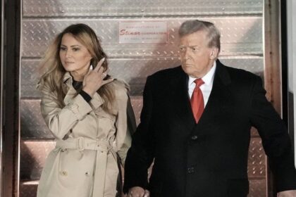 Donald Trump and Melania Trump Arrives in U.K.