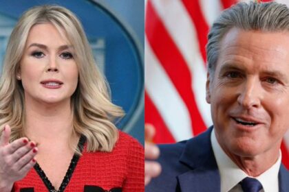 Newsom Slams Leavitt’s ‘Toilet Horror’ as Millions Lose Food Aid
