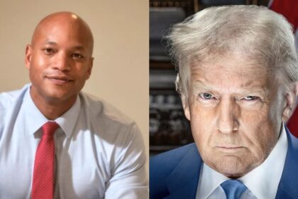 Gov. Wes Moore delivered a sharp clapback after Trump implied Black men in D.C. are “born criminals.”