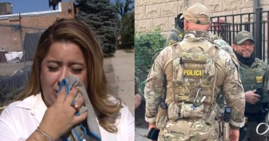 CBS reporter Asal Rezaei pepper bombed by ICE agent