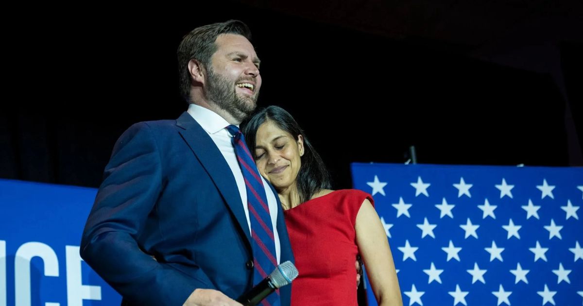 JD Vance and Usha Vance (@primalpoly|X).