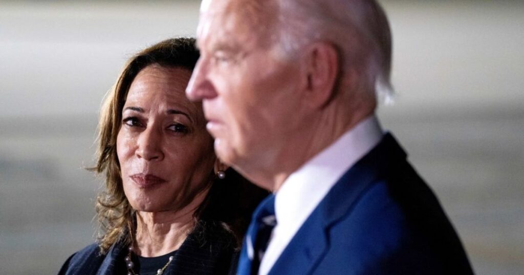 Kamala Harris and Joe Biden