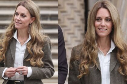 Kate Middleton's blonde hair