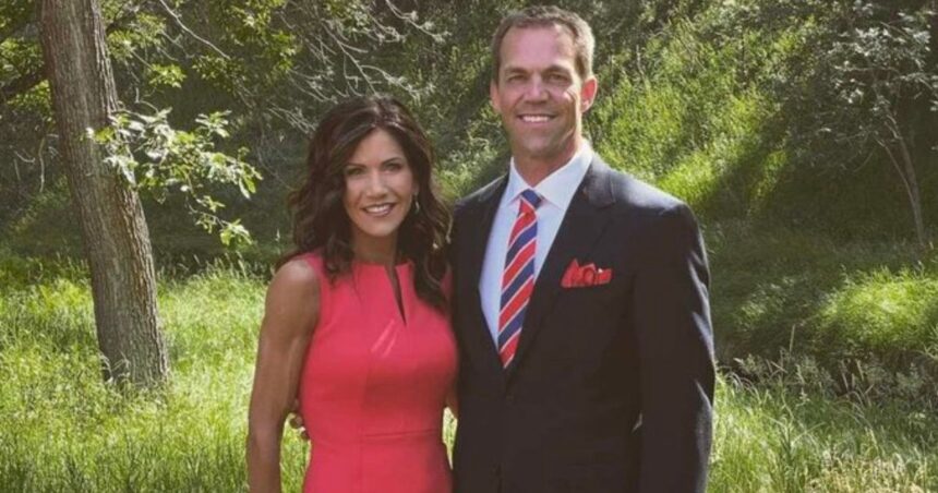 Kristi Noem and Corey Lewandowski