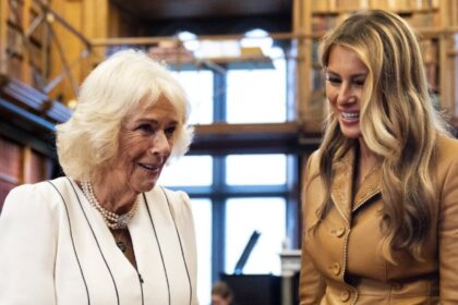Melania Trump and Queen Camilla