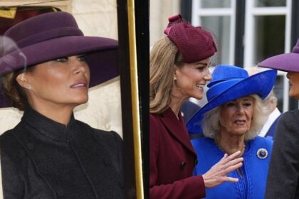 Melania's Private Moment with Princess Kate