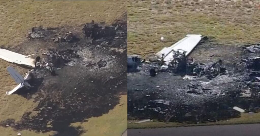 Two aircraft crashed in Colorado and caught fire.