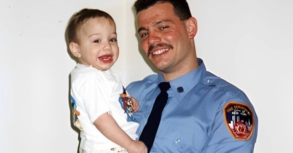 Pete and Scott Davidson in March 1995