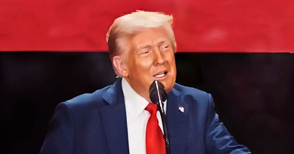 Rows of attendees left the State Farm Stadium in Arizona during Trump’s speech at Charlie Kirk’s memorial.
