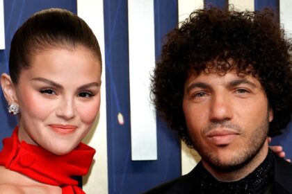 Selena Gomez and Benny Blanco at the Emmy Awards 2025> (@billboard|X).