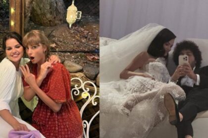 Taylor Swift at Selena Gomez and Benny Blanco Wedding