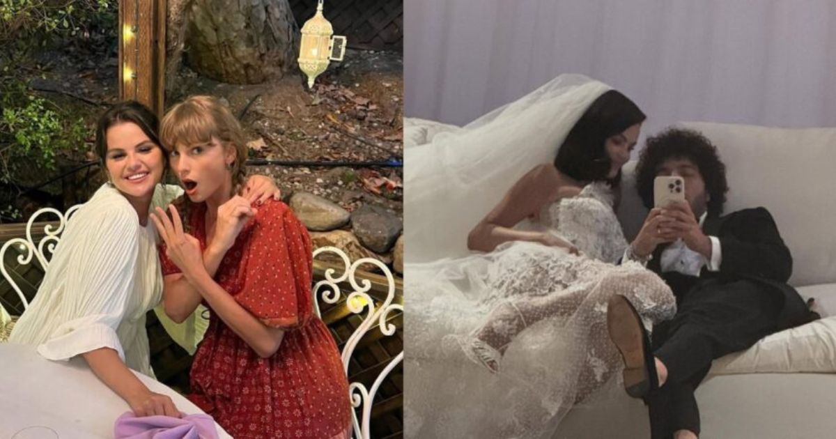 Taylor Swift at Selena Gomez and Benny Blanco Wedding