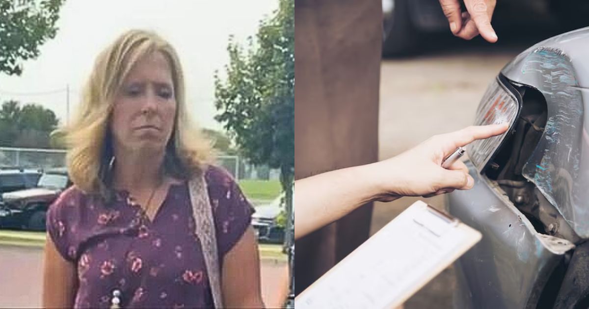 Terrance Wadley's viral TikTok shows that his car door could not have scratched the teacher’s vehicle.