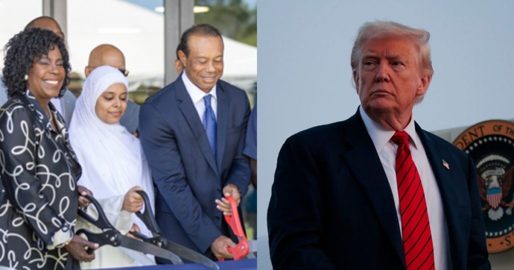 Tiger Woods Risks Donald Trump's Wrath By Joining Democrat Forces At His Golf Center's Inauguration