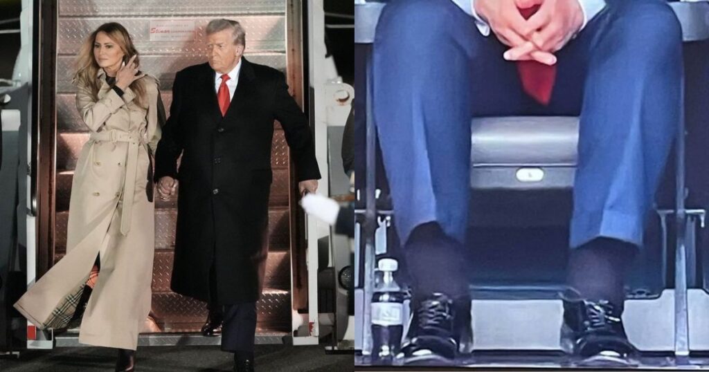 Trump, 79, Wobbles Off Air Force One