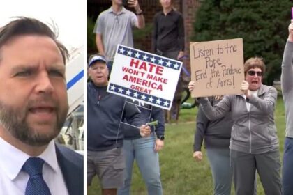 JD Vance visits Minneapolis amid protests.