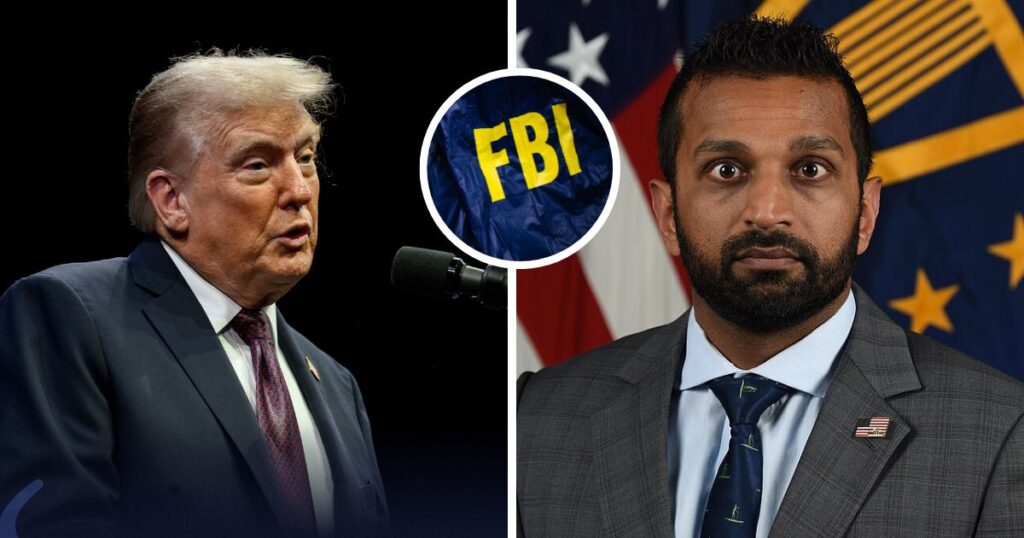 Donald Trump and Kash Patel