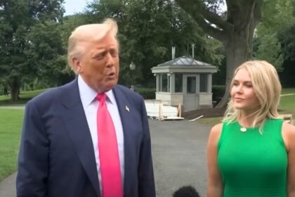 Donald Trump and Karoline Leavitt