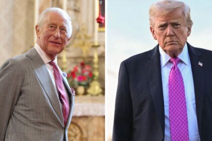 King Charles and Donald Trump