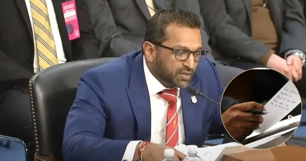 Kash Patel at Senate hearing