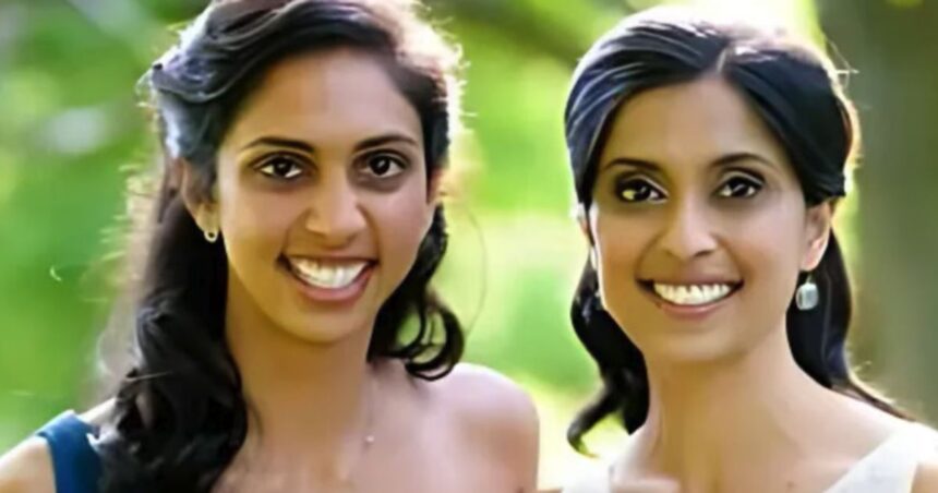 Usha Vance with sister Shreya Chilukuri