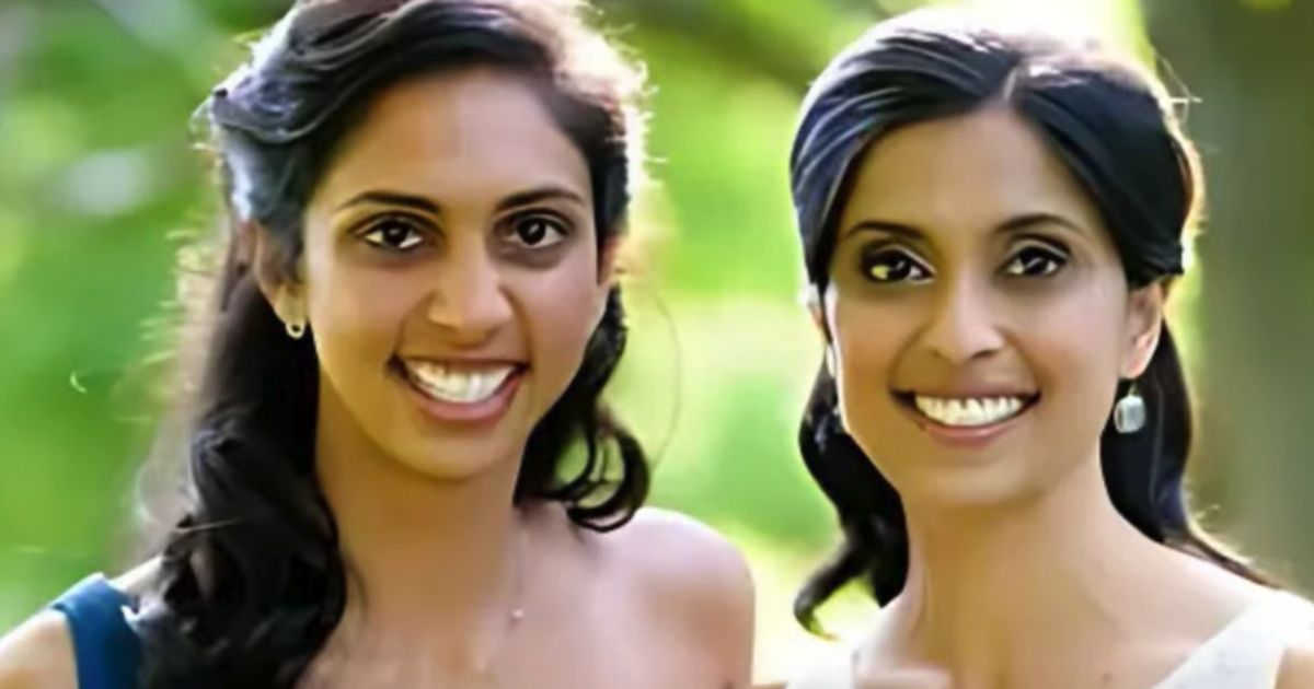 Usha Vance with sister Shreya Chilukuri