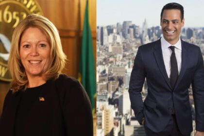 Vicki Walsh (Councilwoman Vicki Walsh|via Facebook) and Dr David Greuner (@frank_cusimano|X).