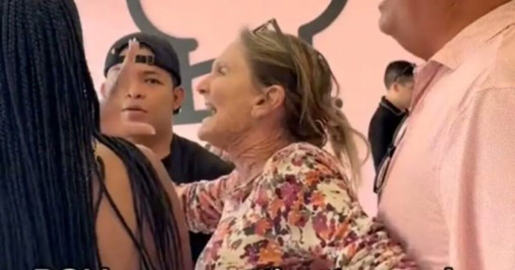 White Woman's Racist Behavior Caught on Camera in a Florida Cookie Shop
