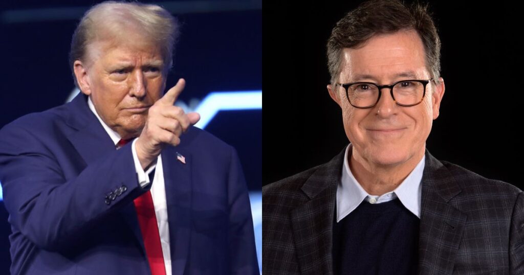 Donald Trump, Stephen Colbert