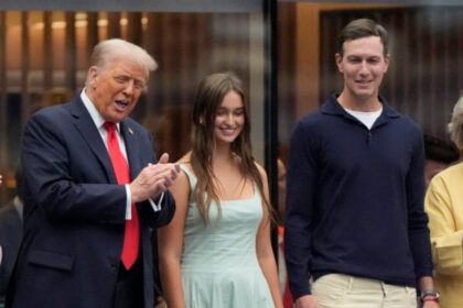 donald trump and arabella kushner at US open