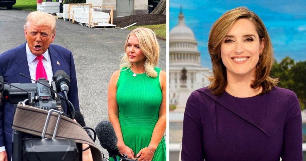 karoline leavitt calls anchor stupid