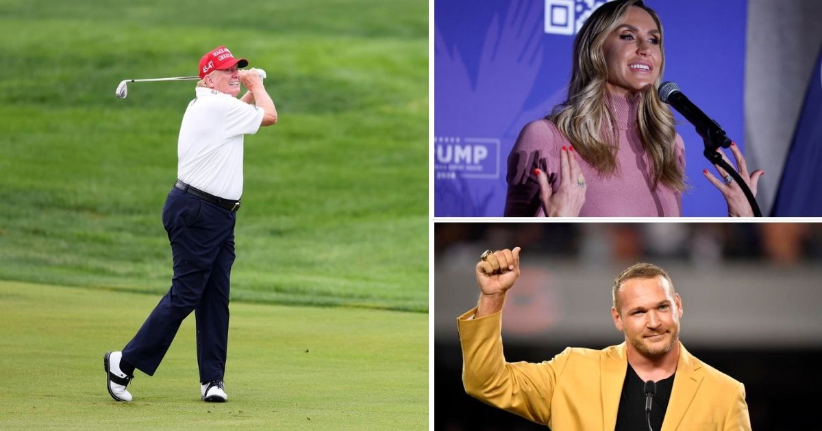 Donald trump plays golf