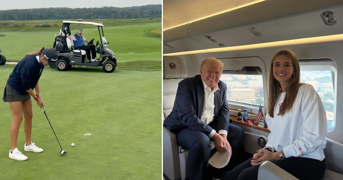 trump broke golf rule