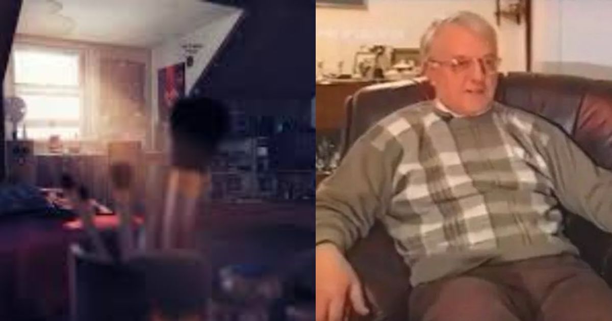A man named Leslie Harvey made a shocking discovery while renovating his family house in Wales. (left- mage via GoodFon) and ( right- (image via Youtube/Paranormal Investigation UK).