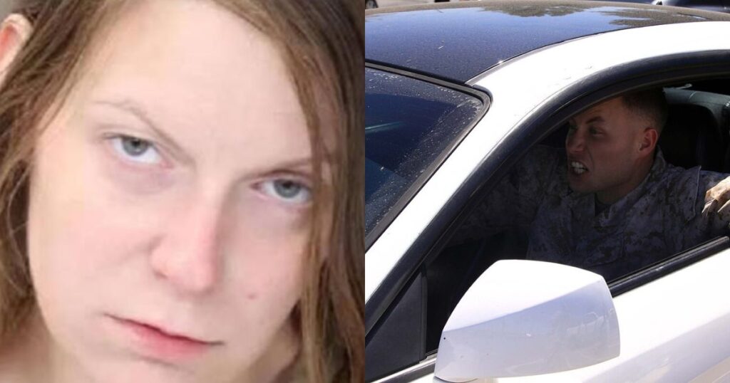 A woman killed a man in a road rage incident