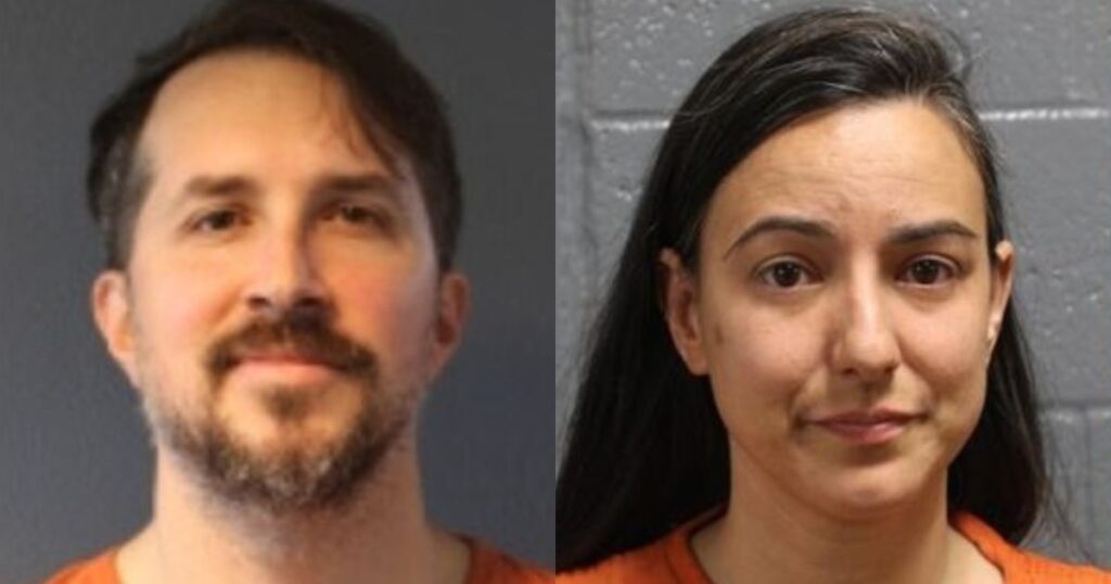 Aaron Oldham and Christine Hillier were both booked at the Oklahoma County Detention Center