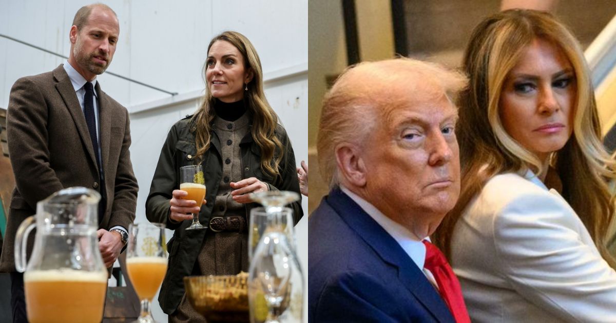 Prince William and Kate Middleton captured in an awkward PDA moment