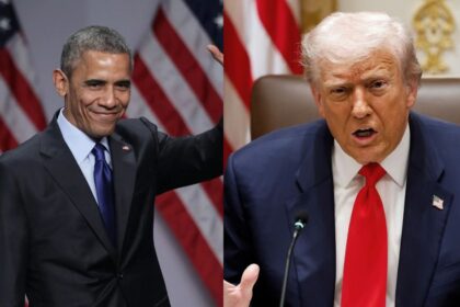 Barack Obama and Donald Trump