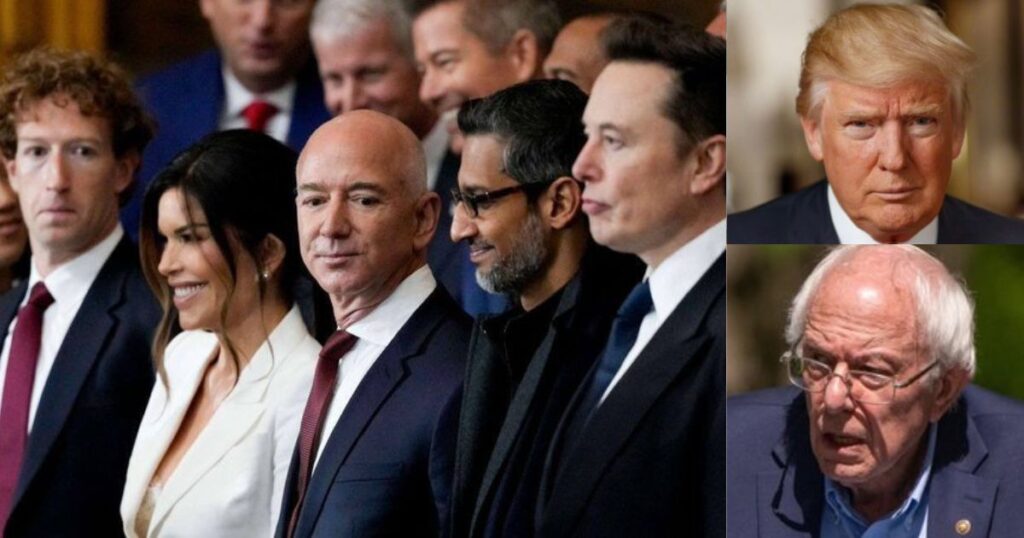 Bernie Sanders goes on a rant Musk, Zuckerberg Have ‘Hijacked Our Economy’ Under Trump at ‘No Kings’ Rally.