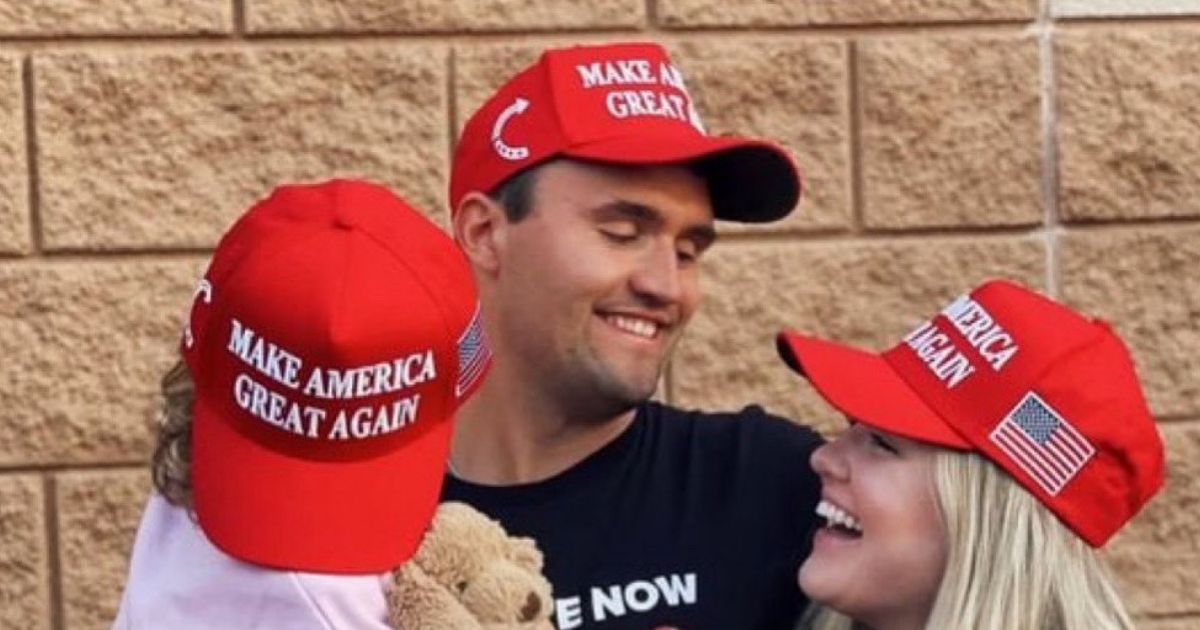 Charlie Kirk with His Wife and Kid