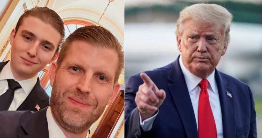 Eric Trump has a special dating advice for his younger brother Barron Trump