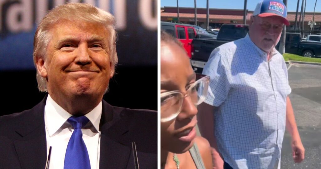Pro-Trump white man uses racial slur to abuse black woman in California during feud over parking spot