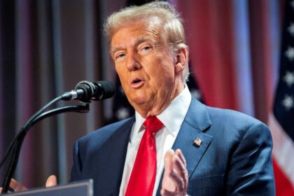 Donald Trump’s brutal rejection of a CNN reporter goes viral as he brandishes them as fake