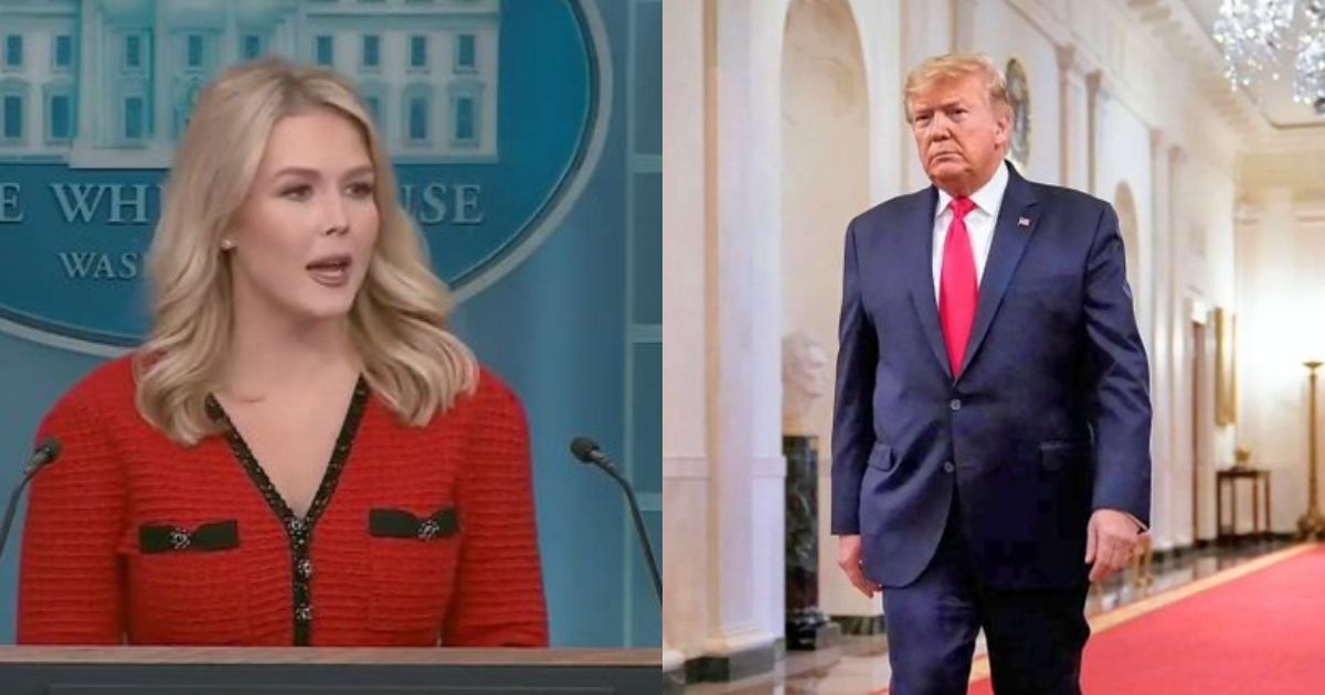 Donald Trump clashes with Karoline Leavitt over health check up news.